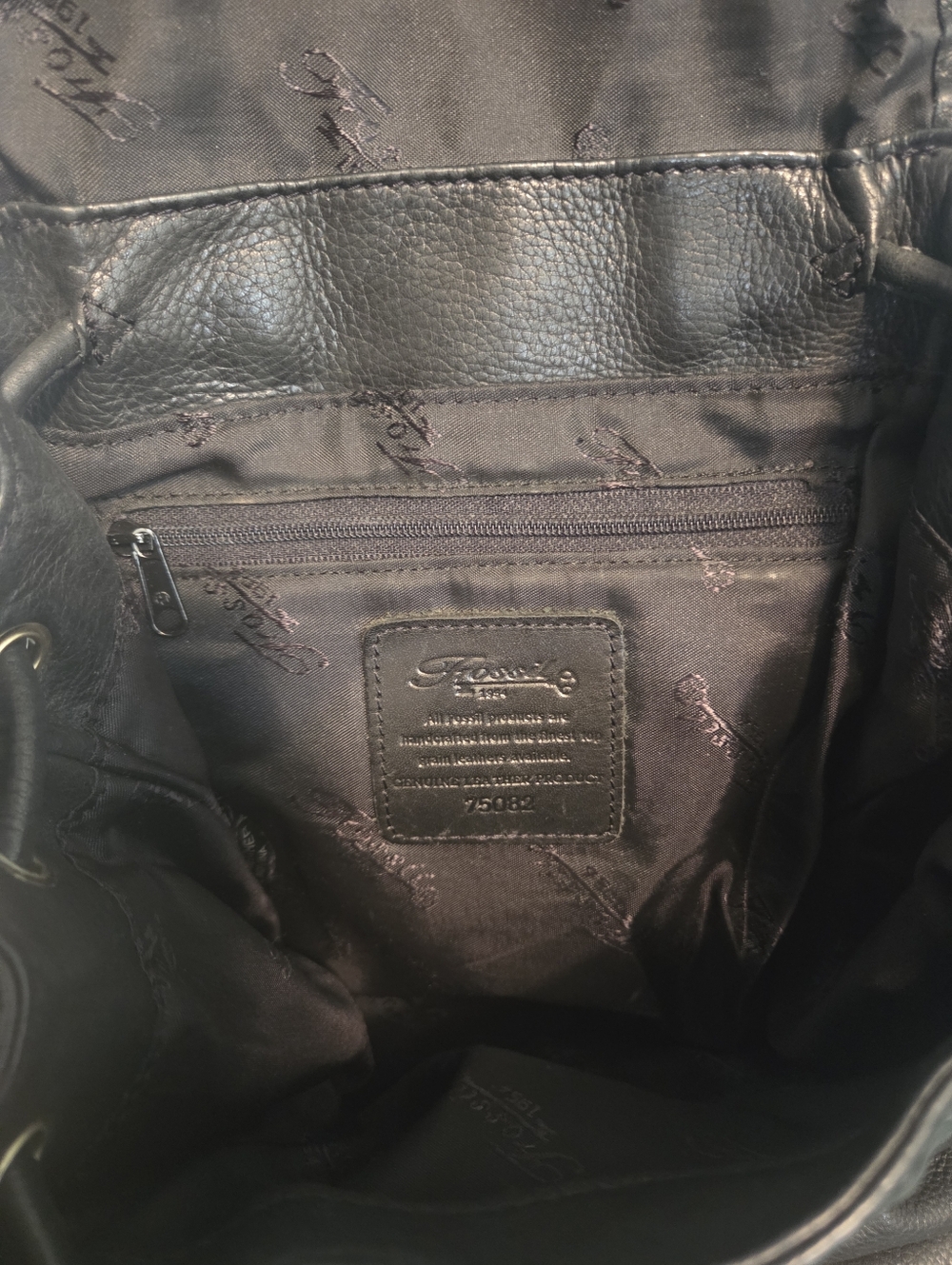 Fossil Backpack Purse: Vintage - Picture 6 of 7